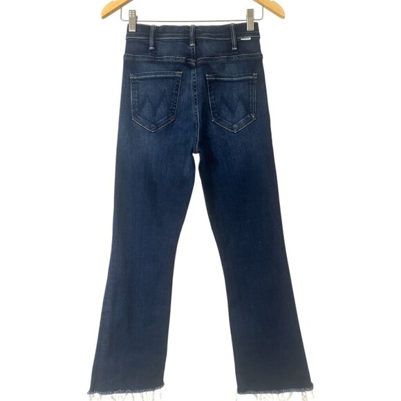Mother The Hustler Ankle Fray High Rise Flare Jeans Size 25 In Home Movies - Picture 6 of 16